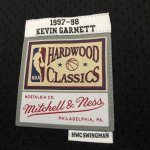 NBA 21 Kevin Garnett Timberwolves 1997-98 Maillot Retro noir imprimé